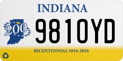 IN license plate 981OYD
