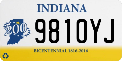 IN license plate 981OYJ