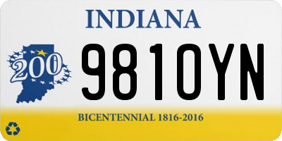 IN license plate 981OYN