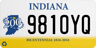 IN license plate 981OYQ