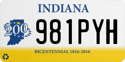 IN license plate 981PYH