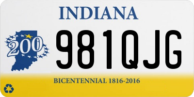 IN license plate 981QJG