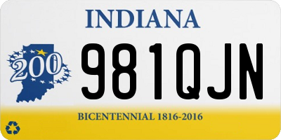 IN license plate 981QJN