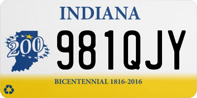 IN license plate 981QJY