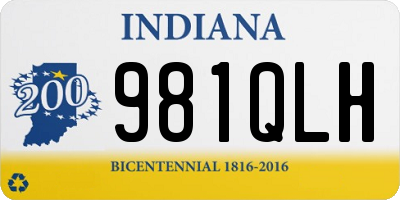 IN license plate 981QLH