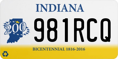 IN license plate 981RCQ