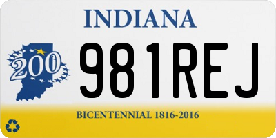 IN license plate 981REJ