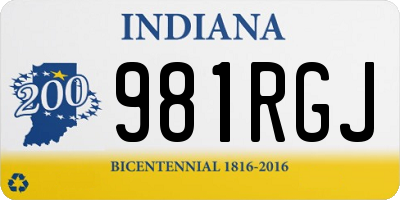 IN license plate 981RGJ