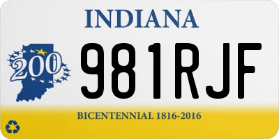IN license plate 981RJF