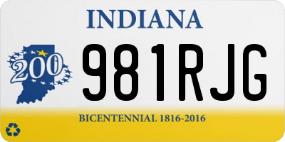 IN license plate 981RJG