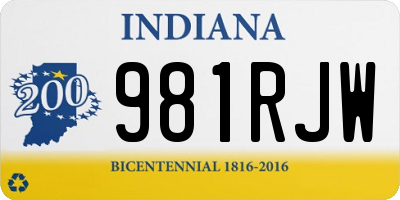 IN license plate 981RJW