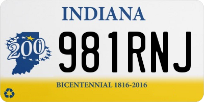 IN license plate 981RNJ