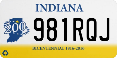 IN license plate 981RQJ