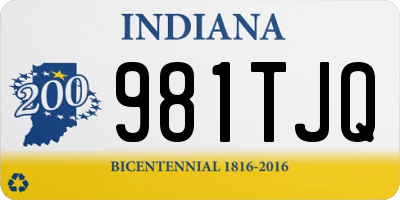 IN license plate 981TJQ