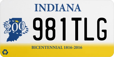 IN license plate 981TLG