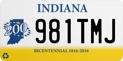 IN license plate 981TMJ