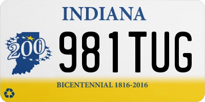 IN license plate 981TUG
