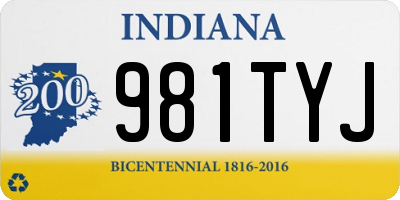 IN license plate 981TYJ