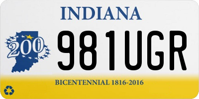 IN license plate 981UGR