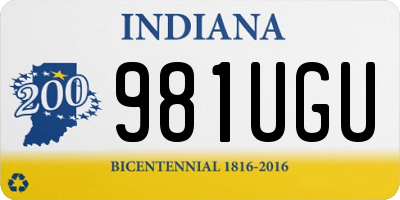 IN license plate 981UGU