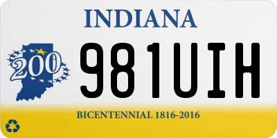 IN license plate 981UIH