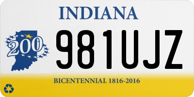 IN license plate 981UJZ