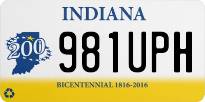 IN license plate 981UPH
