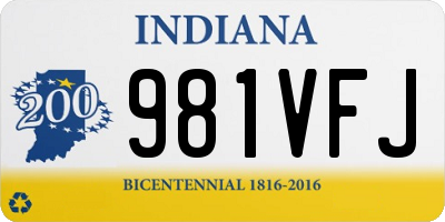 IN license plate 981VFJ