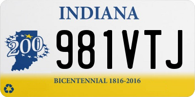 IN license plate 981VTJ