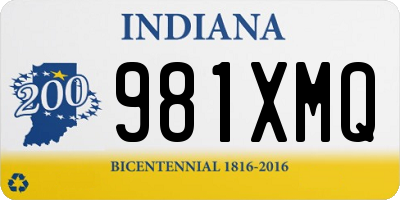 IN license plate 981XMQ