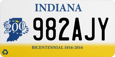 IN license plate 982AJY