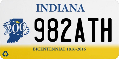 IN license plate 982ATH