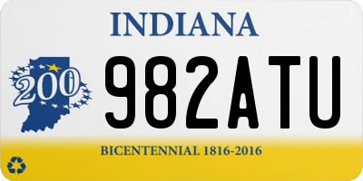 IN license plate 982ATU