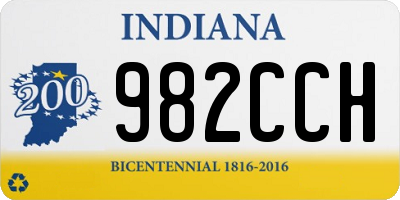 IN license plate 982CCH