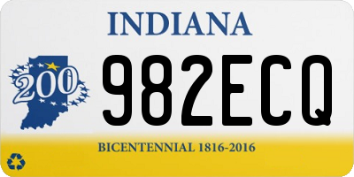 IN license plate 982ECQ