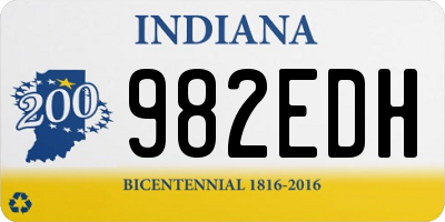 IN license plate 982EDH