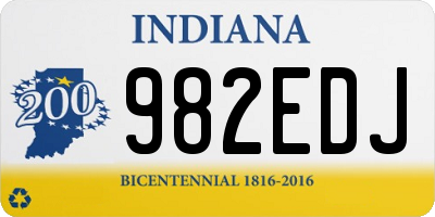 IN license plate 982EDJ