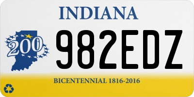 IN license plate 982EDZ