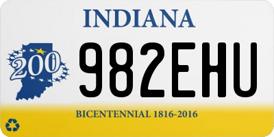 IN license plate 982EHU