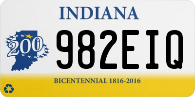 IN license plate 982EIQ
