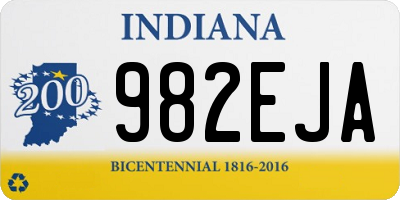 IN license plate 982EJA