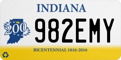 IN license plate 982EMY