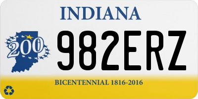IN license plate 982ERZ