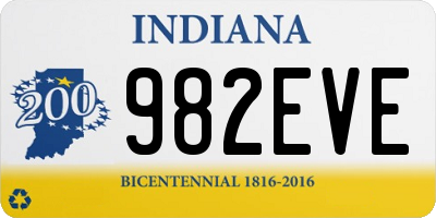 IN license plate 982EVE