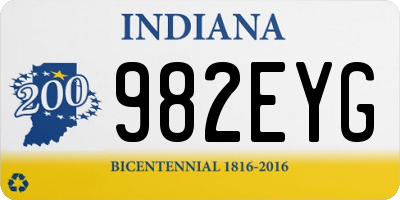 IN license plate 982EYG