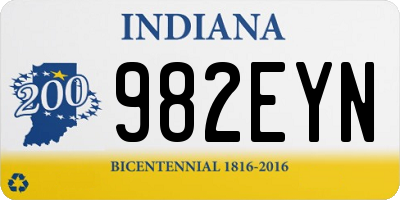 IN license plate 982EYN