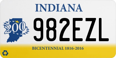 IN license plate 982EZL