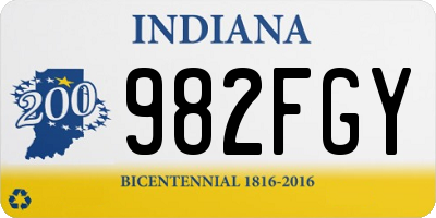 IN license plate 982FGY