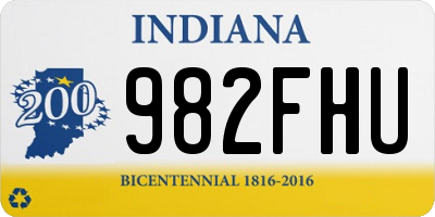 IN license plate 982FHU