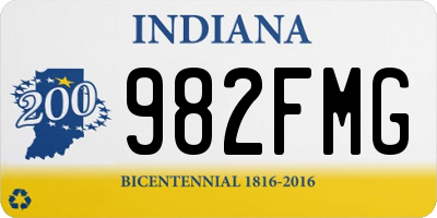 IN license plate 982FMG